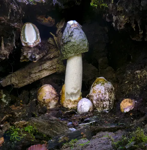 Eastern Stinkhorn (Phallus ravenelii), photo